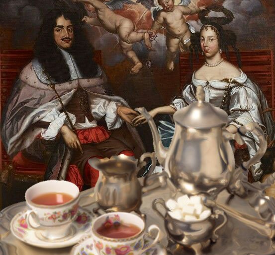 Catherine of Braganza drinking tea