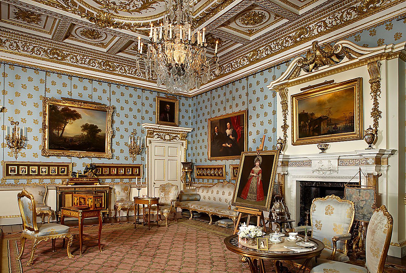 Blue Drawing Room at Woburn Abbey
