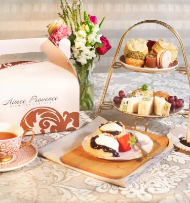 high tea delivery for one person aimee provence buderim